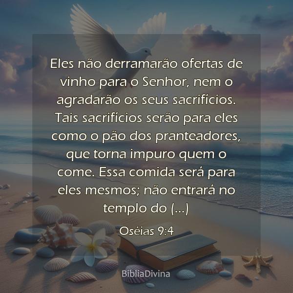 Oséias 9:4