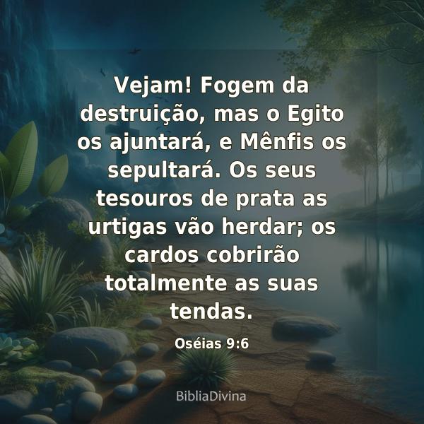 Oséias 9:6