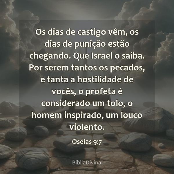 Oséias 9:7