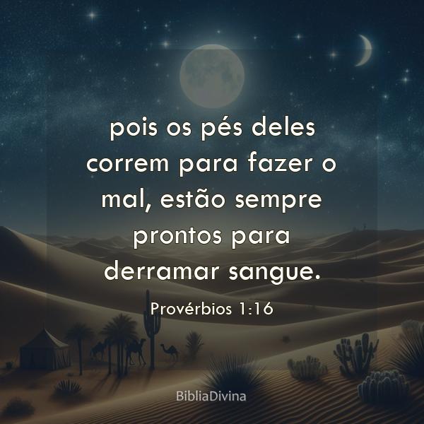 Provérbios 1:16