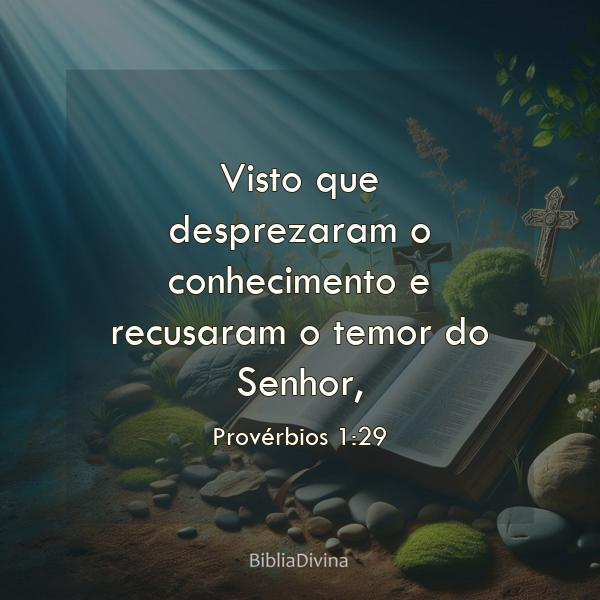 Provérbios 1:29