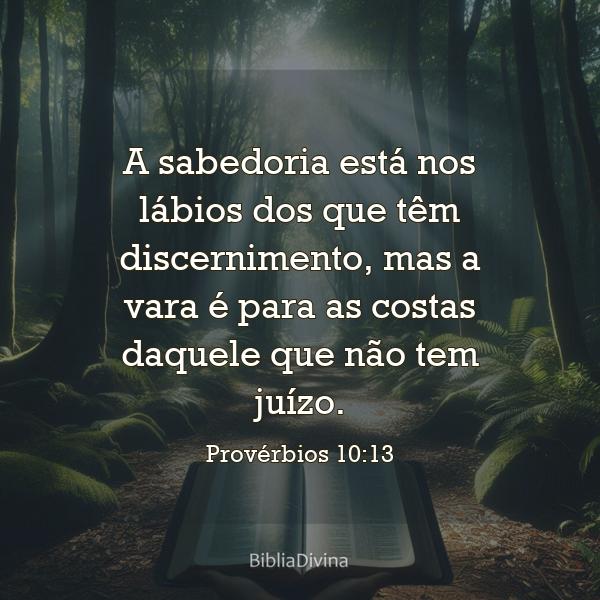 Provérbios 10:13