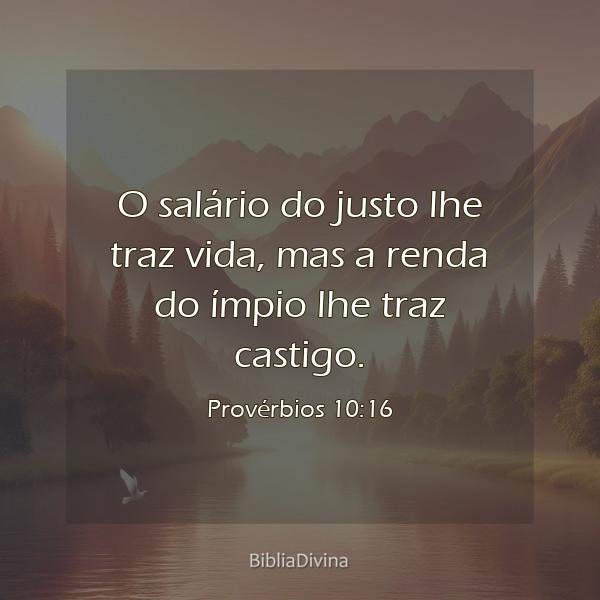 Provérbios 10:16