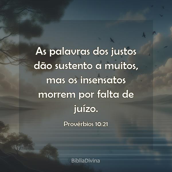 Provérbios 10:21