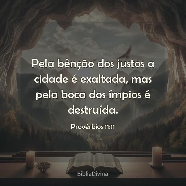 Provérbios 11:11