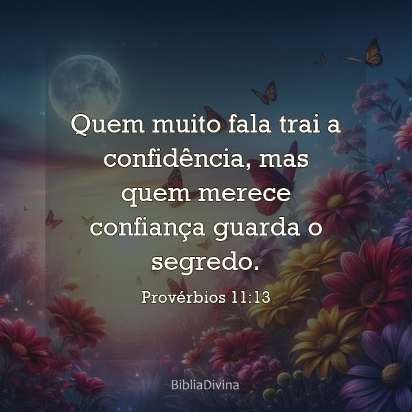 Provérbios 11:13