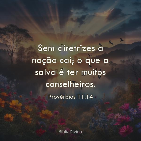 Provérbios 11:14