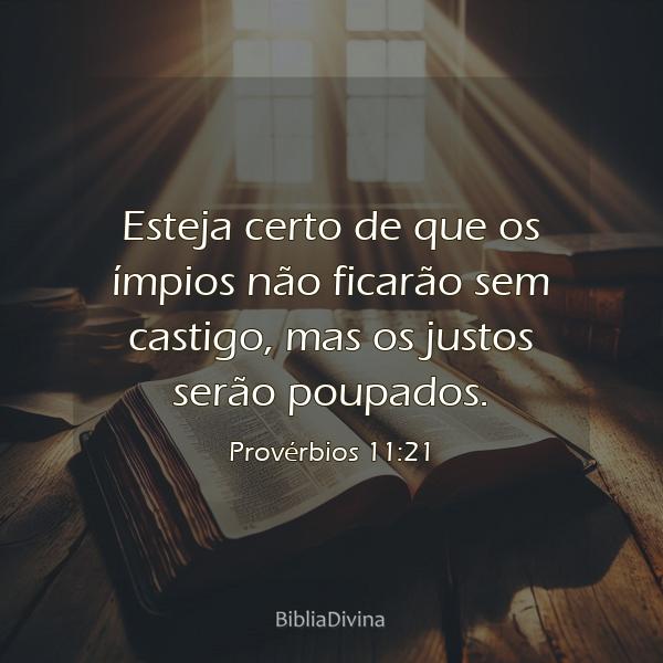 Provérbios 11:21