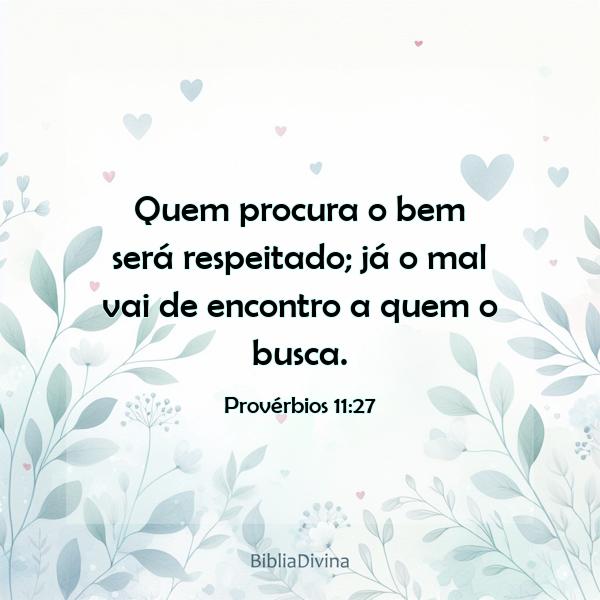 Provérbios 11:27