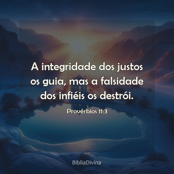 Provérbios 11:3