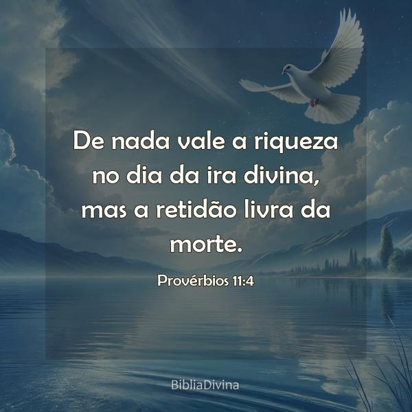 Provérbios 11:4