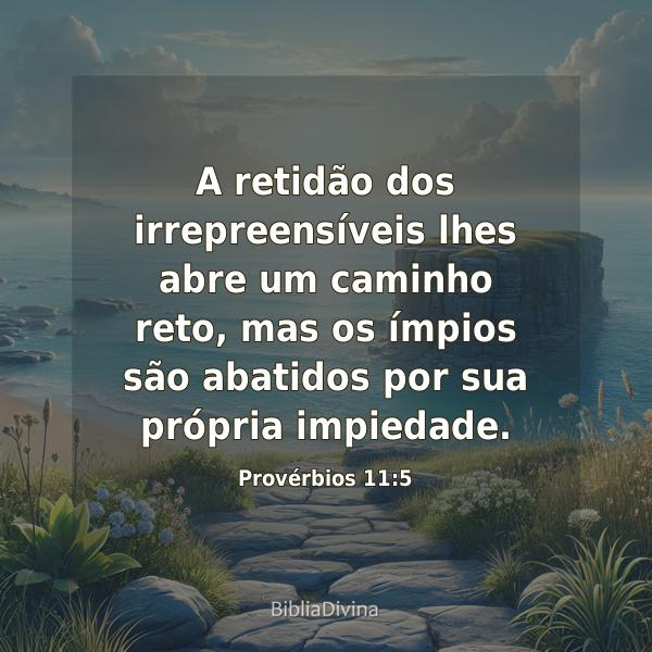 Provérbios 11:5