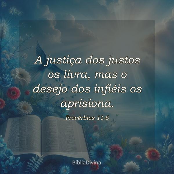 Provérbios 11:6