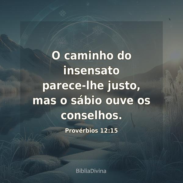 Provérbios 12:15