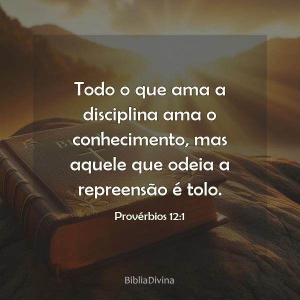 Provérbios 12:1