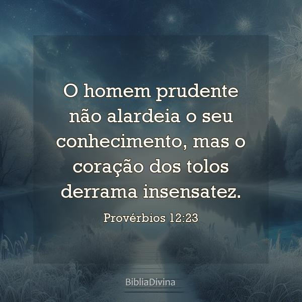 Provérbios 12:23