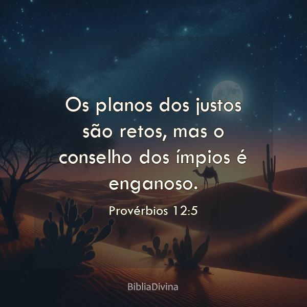 Provérbios 12:5