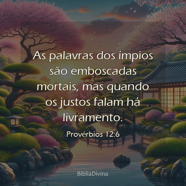 Provérbios 12:6