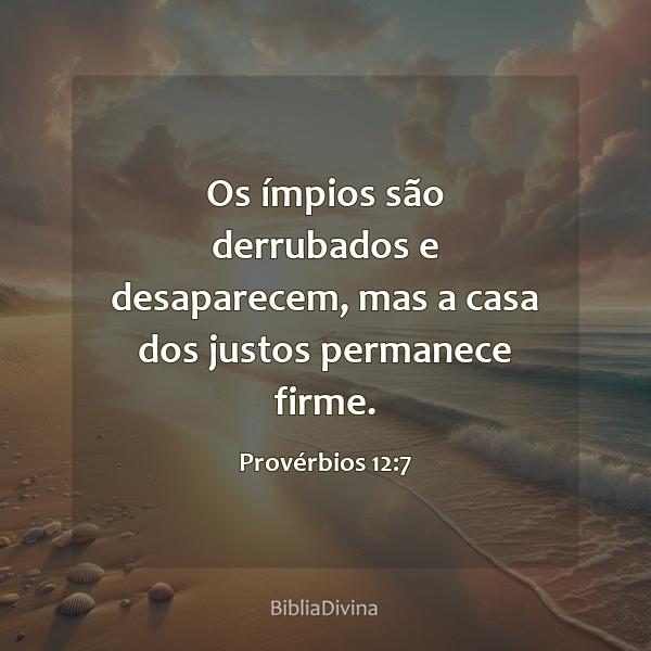 Provérbios 12:7