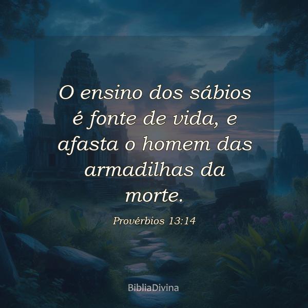 Provérbios 13:14