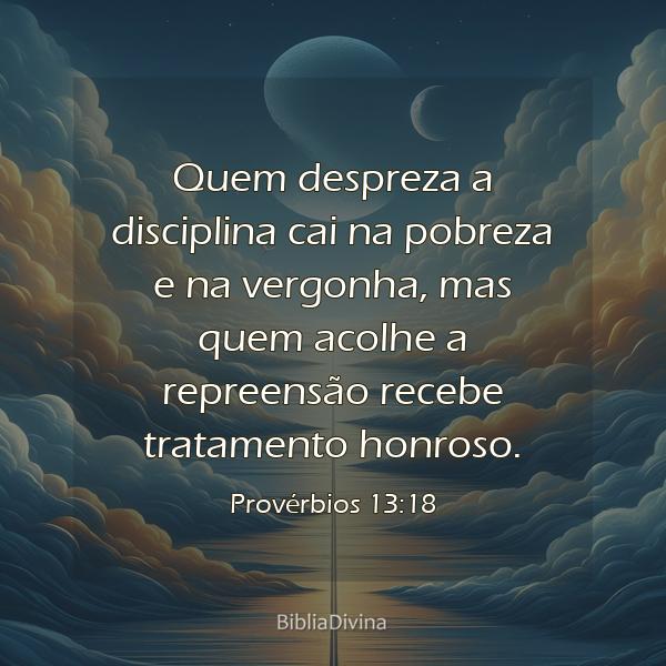 Provérbios 13:18