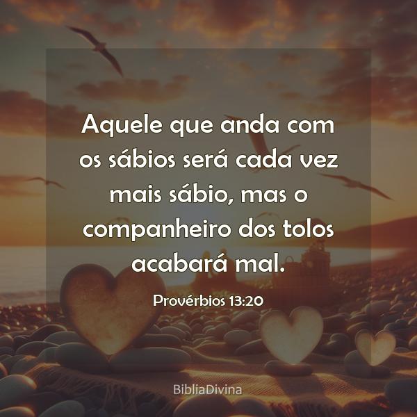 Provérbios 13:20