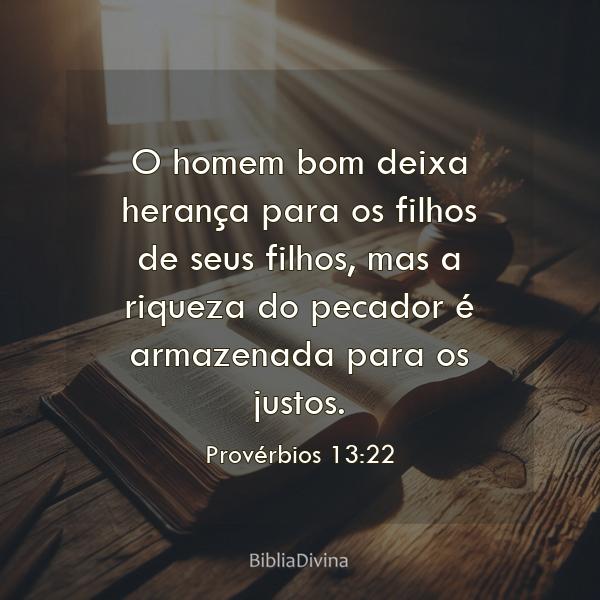 Provérbios 13:22