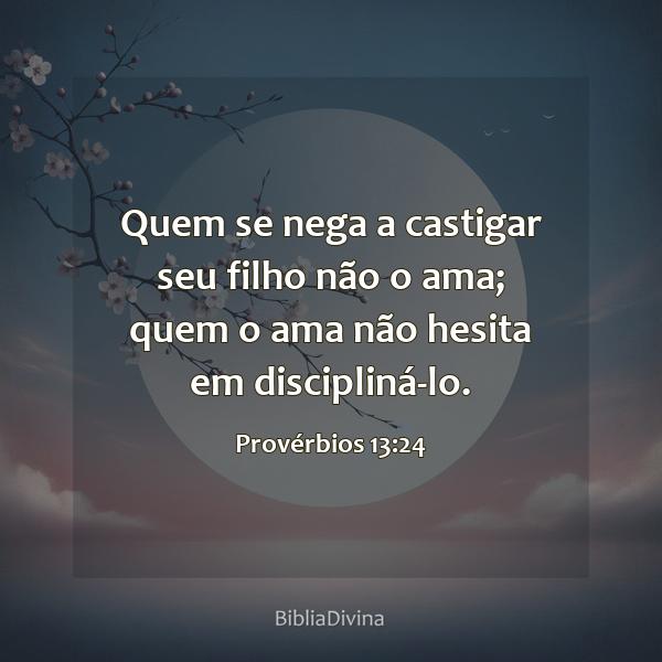 Provérbios 13:24