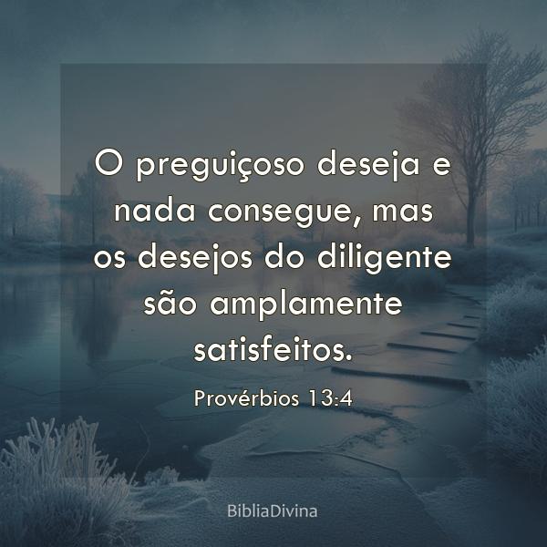 Provérbios 13:4