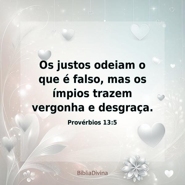 Provérbios 13:5