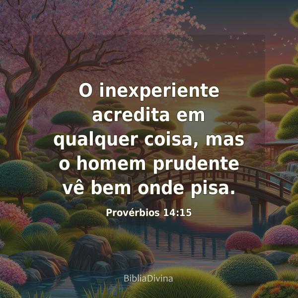 Provérbios 14:15