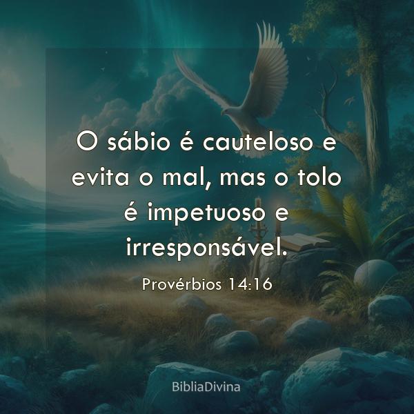 Provérbios 14:16