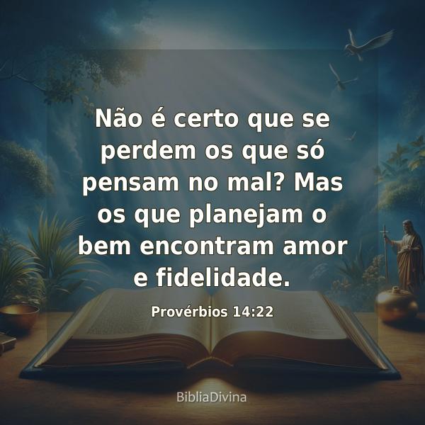 Provérbios 14:22