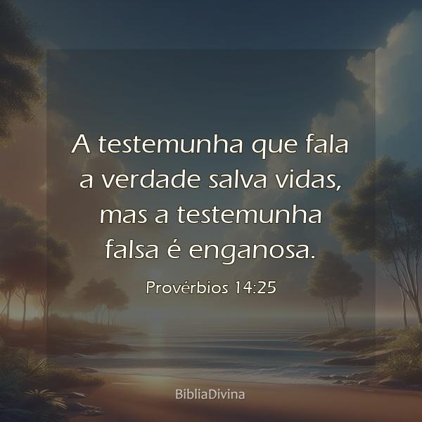 Provérbios 14:25