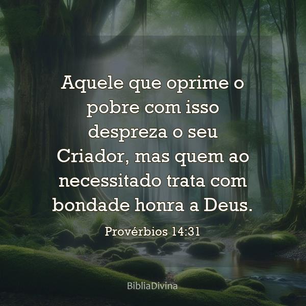 Provérbios 14:31