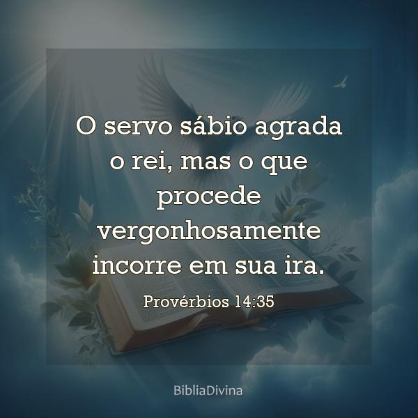 Provérbios 14:35