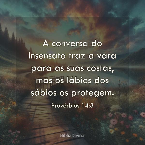 Provérbios 14:3