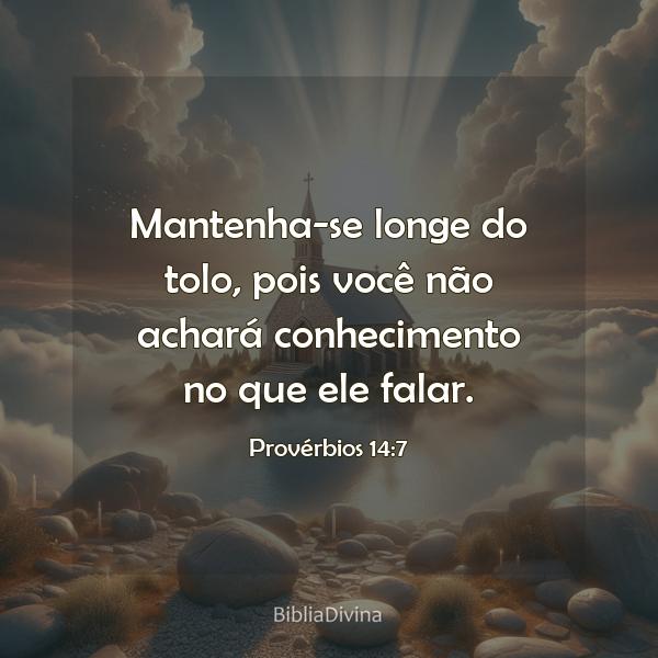 Provérbios 14:7