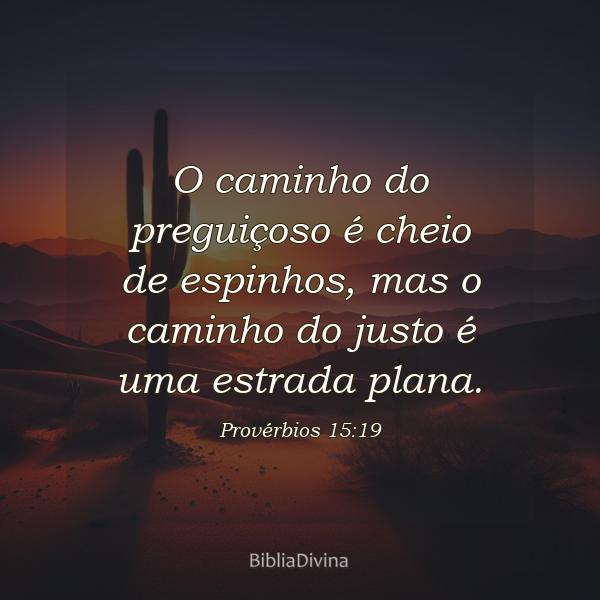 Provérbios 15:19