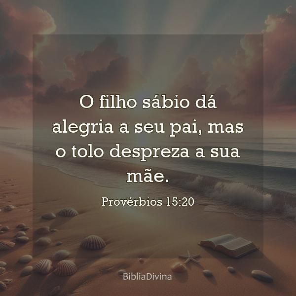 Provérbios 15:20