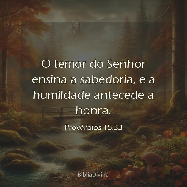 Provérbios 15:33