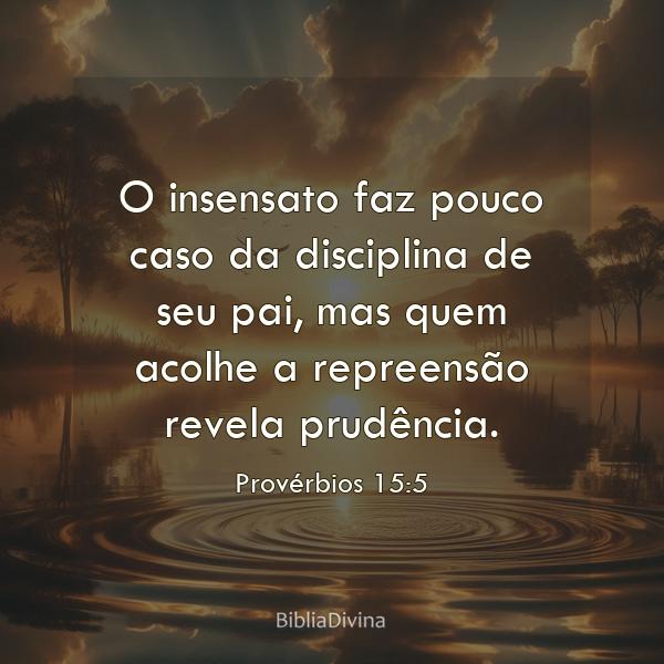 Provérbios 15:5