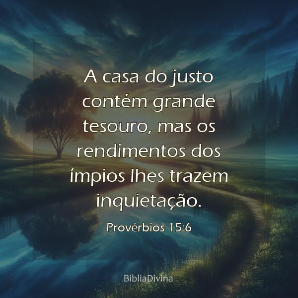 Provérbios 15:6