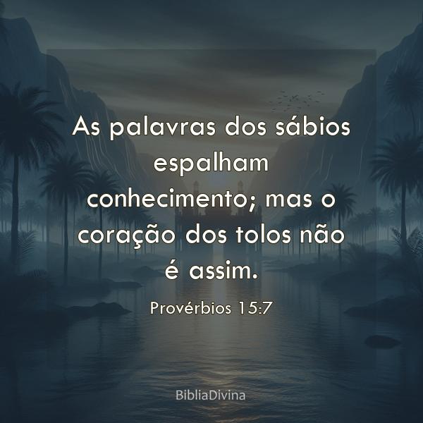 Provérbios 15:7