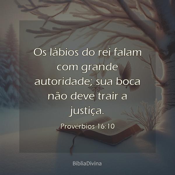 Provérbios 16:10