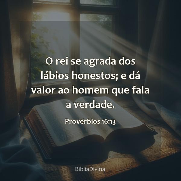 Provérbios 16:13