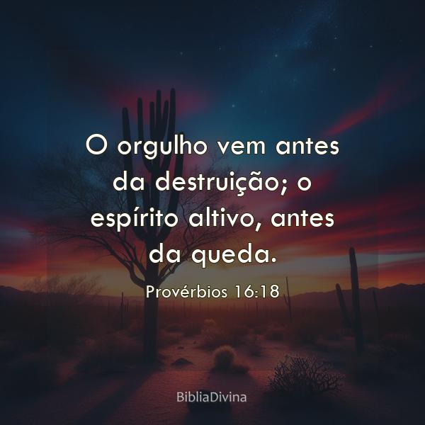 Provérbios 16:18