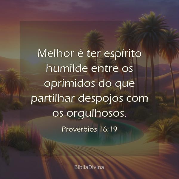 Provérbios 16:19