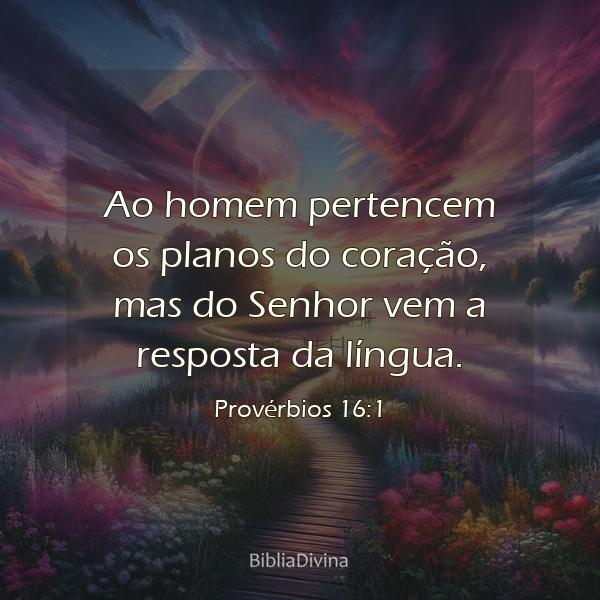 Provérbios 16:1