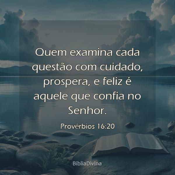 Provérbios 16:20